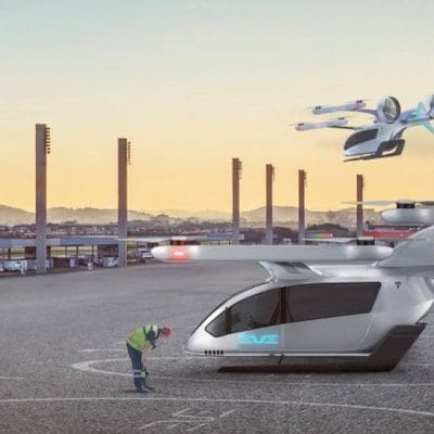 Rio de Janeiro pode ter 100 rotas aéreas para ‘carros voadores’ em 2035, prevê estudo da Embraer