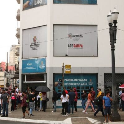 Desemprego tem menor patamar desde 2015