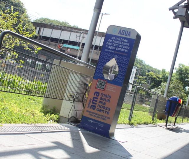 Dia Mundial da Água: terminais de ônibus de SP ganham totens de água potável e gratuita