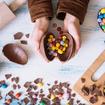 Receita de Ovo de Páscoa de micro-ondas