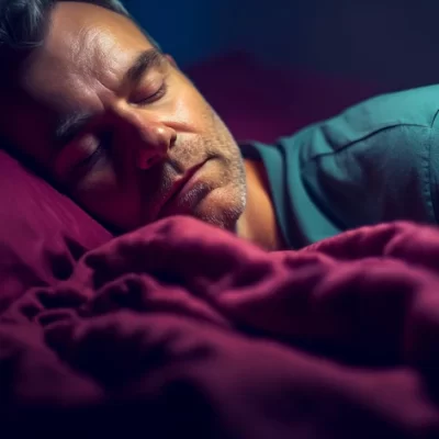 luz vermelha para dormir