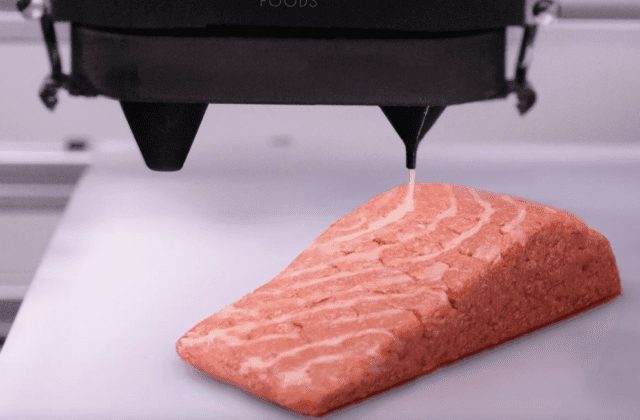 Startup cria salmão vegano impresso em 3D
