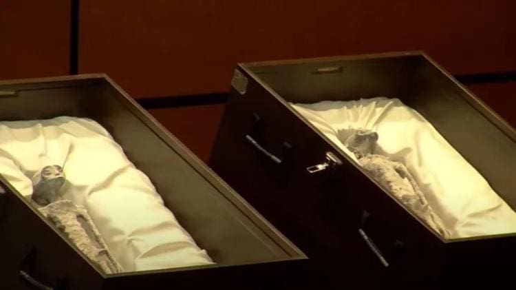 Ufólogo mexicano mostra múmias que seriam de extraterrestres na Câmara dos Deputados