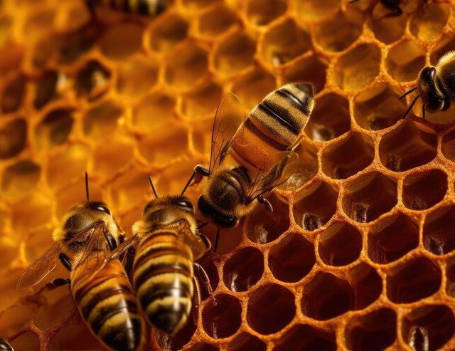 Como as abelhas usam a matemática para construir colmeias, coletar néctar e se comunicar