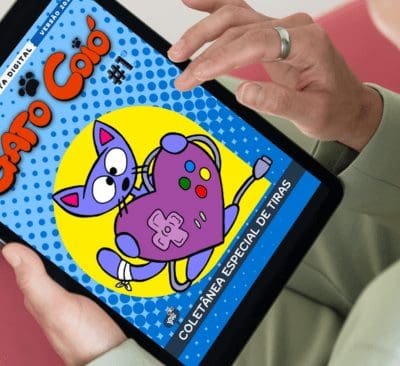Edição digital de gibi de tirinhas de personagem gamer chega na Amazon