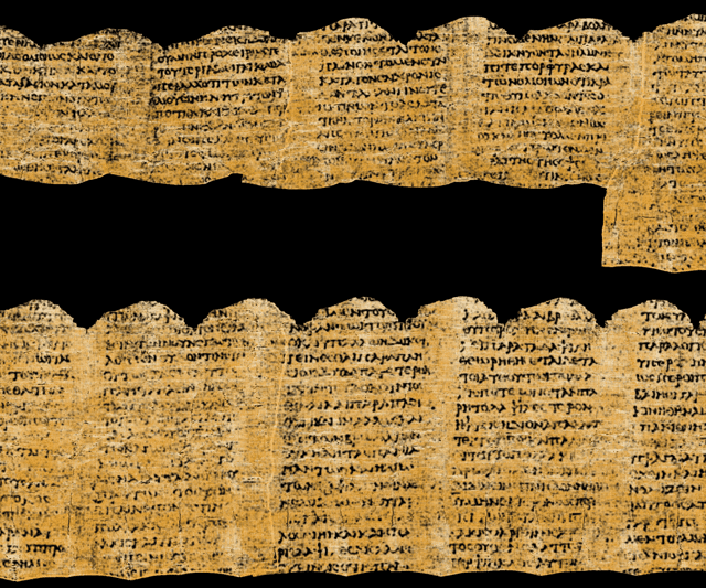 Inteligência Artificial decifra papiros de 2 mil anos